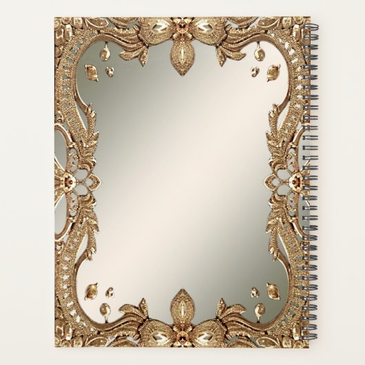 Verzierter Rahmen-Planer Planer (Rückseite)