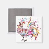 Verzierter Raster Magnet (Vorderseite/Rückseite)