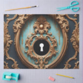 Verzierter Rokoko Dekoupage Paper - Barock Seidenpapier (Basteln)