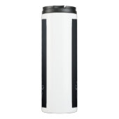 Verzierter Schädelwärmer Thermosbecher (Rückseite)