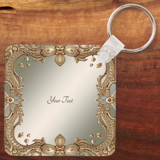 Verzierter Schlüsselanhänger (Rückseite)