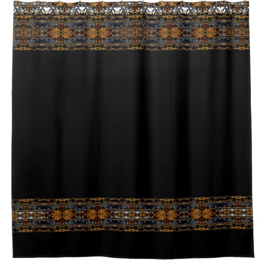 Verzierter Steampunk Goth viktorianischer Duschvorhang (Vorderseite)