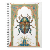 Verzierter Steampunkblau Notizblock (Vorderseite)