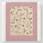 Verzierter Stone-Untersetzer für Floating Bows Steinuntersetzer (Vorderseite)