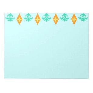 Verzierter Streifen Notizblock