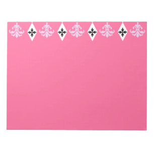 Verzierter Streifen Notizblock