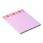 Verzierter Streifen Notizblock (angewinkelt)