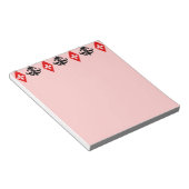 Verzierter Streifen Notizblock (angewinkelt)