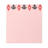 Verzierter Streifen Notizblock (Vorderseite)