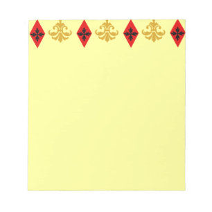 Verzierter Streifen Notizblock