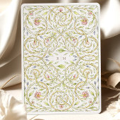 Verzierter Vintager Blumenstrauß Einladung