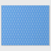 Verzierter Weihnachtsbaum Geschenkpapier (Flach)