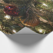 Verzierter Weihnachtsbaum Geschenkpapier (Ecke)