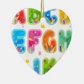 Verziertes ABC-Set, Buchstaben AL Keramikornament (Rechts)