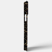 Verziertes antikes Barock Imitate Golden Swirt Case-Mate iPhone Hülle (Rückseite / Rechts)