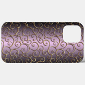 Verziertes antikes Barock Imitate Golden Swirt Case-Mate iPhone Hülle (Rückseite (Horizontal))