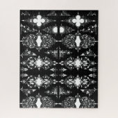 Verziertes antikes Gothic-Dekor Puzzle (Vertikal)