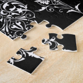 Verziertes antikes Gothic-Dekor Puzzle (Seite)