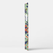 Verziertes Aquamarines Pfauenmuster der Marine Case-Mate iPhone Hülle (Rückseite / Rechts)