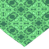 Verziertes arabisches Muster - Smaragdgrün Kurzer Tischläufer (Ecke)