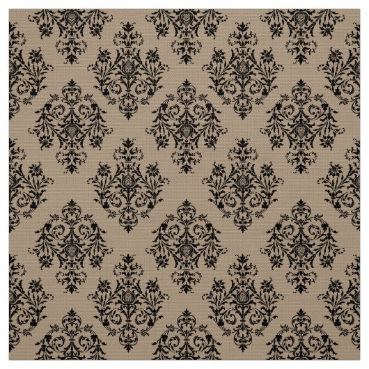 Verziertes Barockmuster Stoff (Muster)