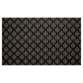 Verziertes Barockschwarzes Damasmuster Stoff (Fat Quarter (45,7 x 55,9 cm))