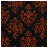 Verziertes Barockschwarzes Damasmuster Stoff (Nahaufnahme)