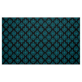 Verziertes Barockschwarzes Damasmuster Stoff (Fat Quarter (45,7 x 55,9 cm))