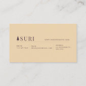 Verziertes Bildband Vintag Mendrisiotto Visitenkarte (Rückseite)