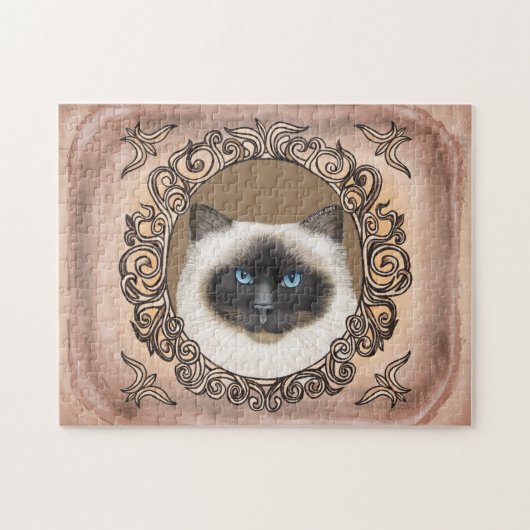 Verziertes Birman Cat-Puzzle Puzzle (Horizontal)