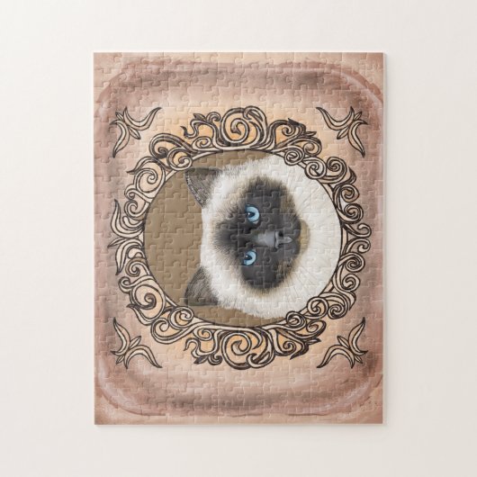 Verziertes Birman Cat-Puzzle Puzzle (Vertikal)
