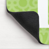 Verziertes Blumenmonogramm - Buchstabe L Mousepad (Ecke)