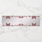 Verziertes Blumenwasser - Etikett (Einzelnes Label)