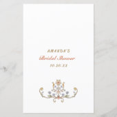 Verziertes Bohemisches Brautparty (Rückseite)