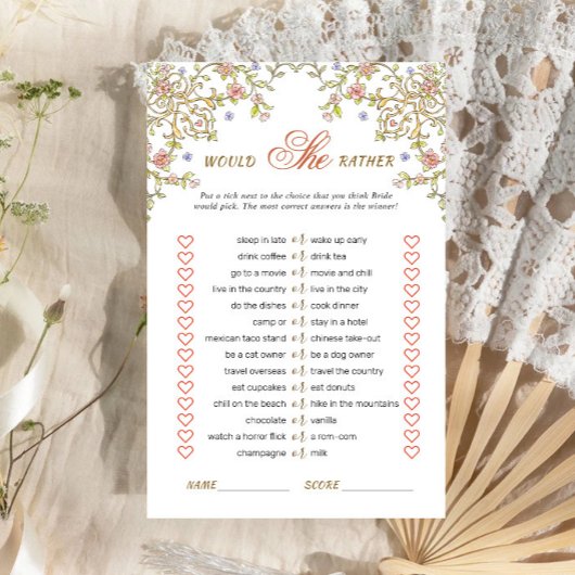 Verziertes Bohemisches Brautparty