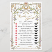 Verziertes Bohemisches Brautparty (Vorderseite)