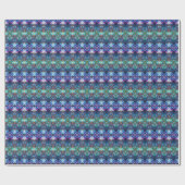 Verziertes Buntglas-Festtags-Geschenkpapier Geschenkpapier (Flach)