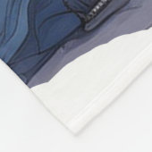 Verziertes Canopy-Bett Fleecedecke (Ecke)