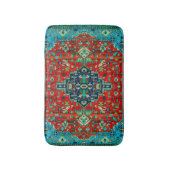 Verziertes Design des Persischen Rugs in Rot und B Badematte (Vorderseite Vertikal)