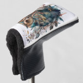 Verziertes Ei Golf Headcover (3/4 Vorderseite)