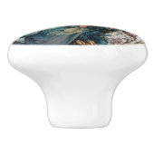 Verziertes Ei Keramikknauf (Seitenansicht)