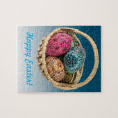 Verziertes Ei-Korb-Puzzlespiel Puzzle (Horizontal)