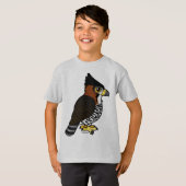 Verziertes Falke-Eagle T-Shirt (Vorne ganz)