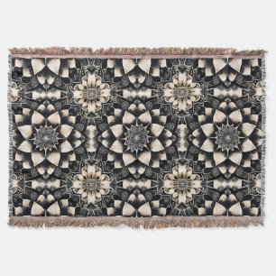 Verziertes florales Mandala-Design Decke