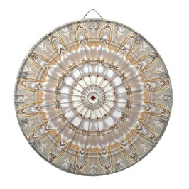 Verziertes florales Mandala-Muster-Dartscheibe Dartscheibe