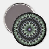 verziertes Fraktal Magnet (Vorderseite/Rückseite)