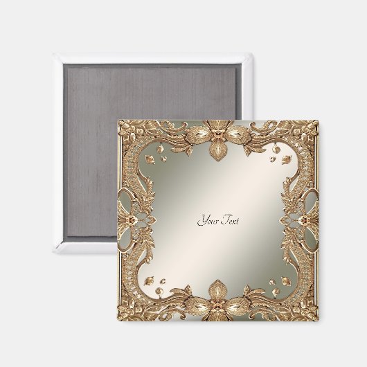 Verziertes Frame Magnet (Vorderseite/Rückseite)