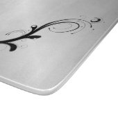 Verziertes Glas Schneidebrett (Ecke)