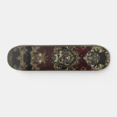 Verziertes Gold Lion Design Skateboard (Horizontal)