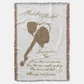 Verziertes Gold & Love-Paar, frisch gezogenes Knoc Decke (Vorderseite Vertikal)